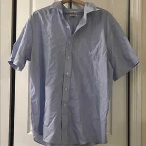 L.L. Bean Light Blue Casual Button-Down Shirt